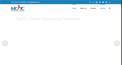 Desktop Screenshot of mctcdubai.com